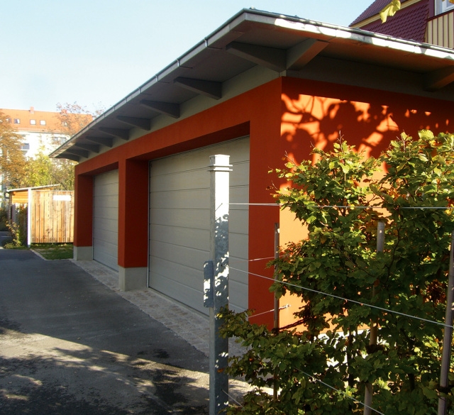 Garage mit Gründach